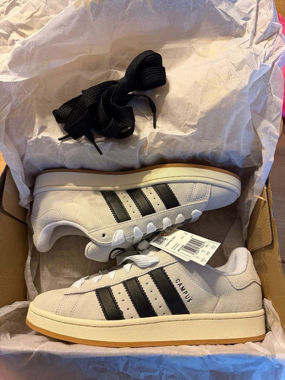 Adidas Campus 00s Size 10.5 Crystal White Black